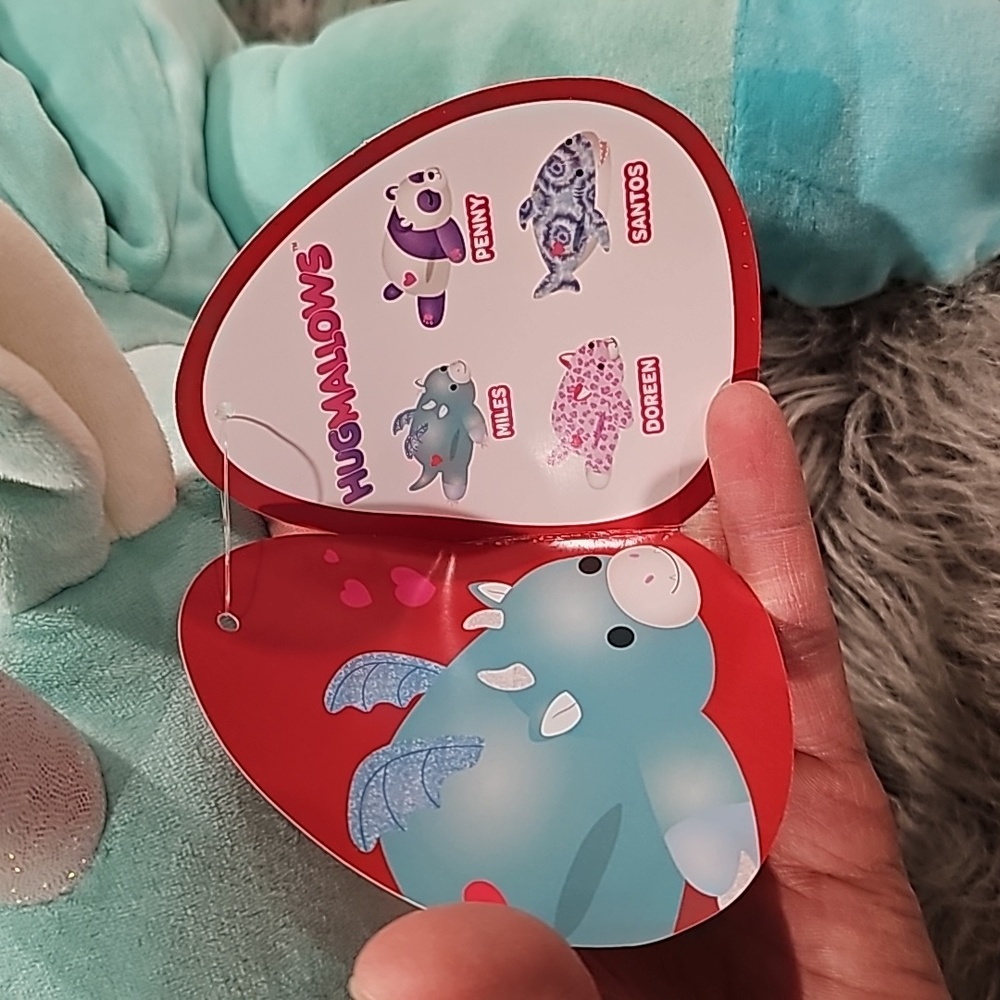 Squishmallows Hugmallows Miles the Dragon - Picture 6 of 7